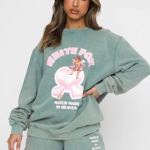 White Fox Boutique Love Is In The Air Sweater